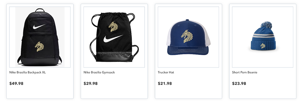 DeWitt dragon nags and hats