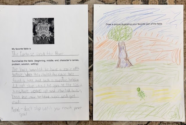 students fable illustration