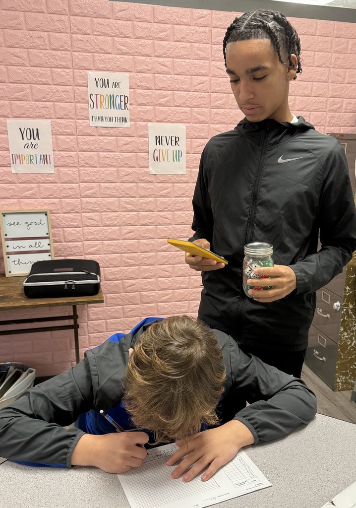 Who says algebra has to be no fun!?? We’ve been learning about different kinds of functions and today we learned about Absolutely Value Functions. Student had to guess the number of die (isn’t that the plural of dice), find the absolute guessing error and then graph the function.  Remarkably, no one asked if they could have the dice to shoot them later. 😂