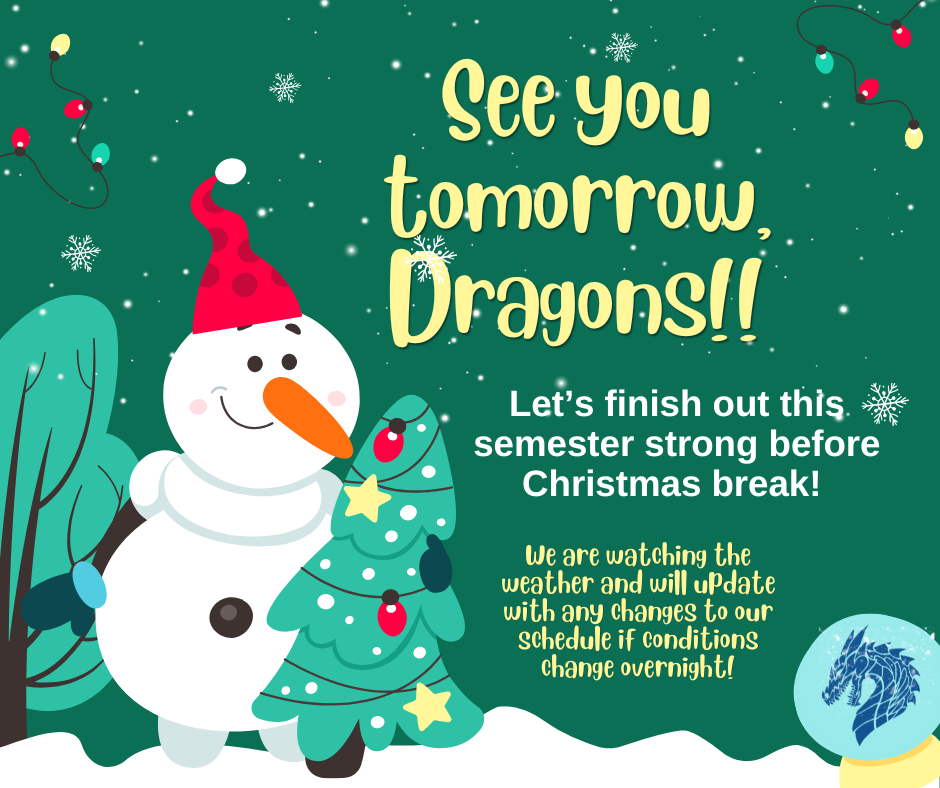 School starts back tomorrow!