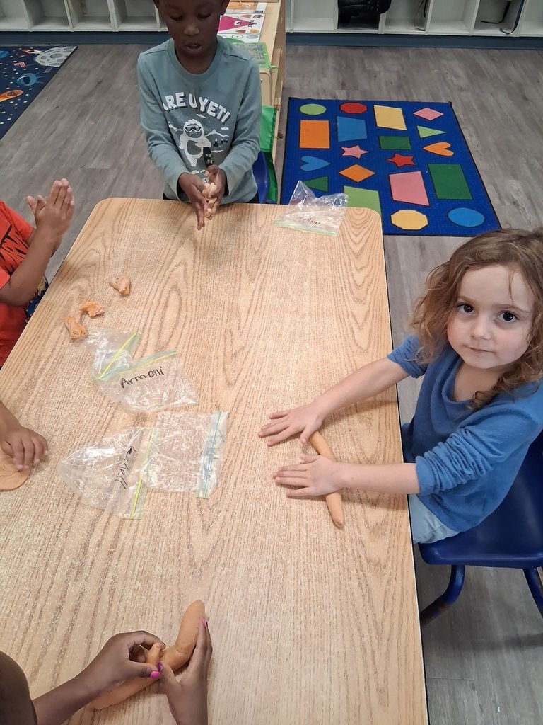 Pre-K making PlayDo