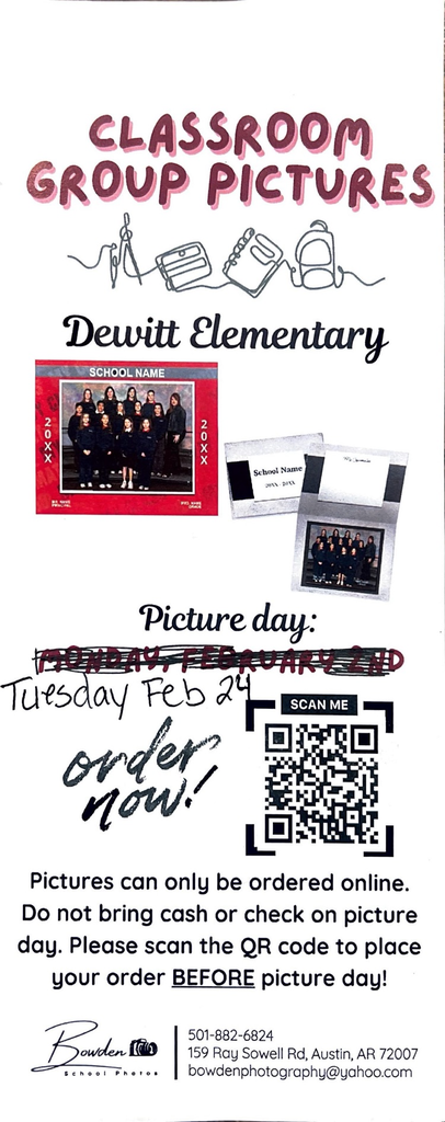 classroom picture flyer with QR code