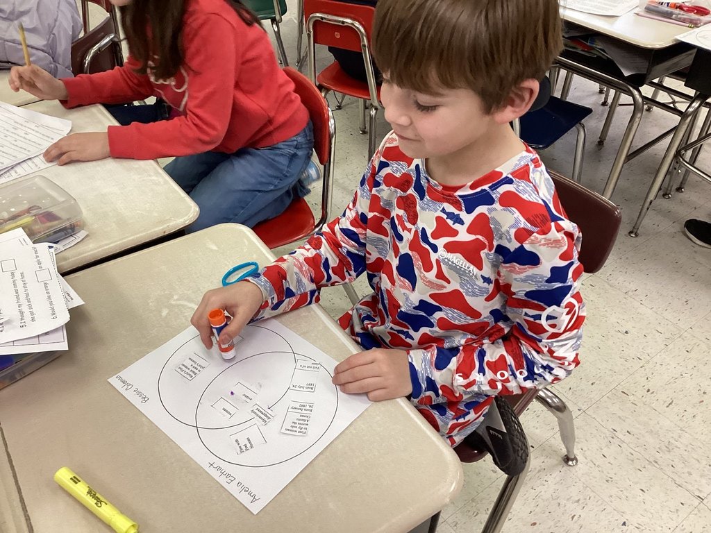 students learning about flight and famous pilots