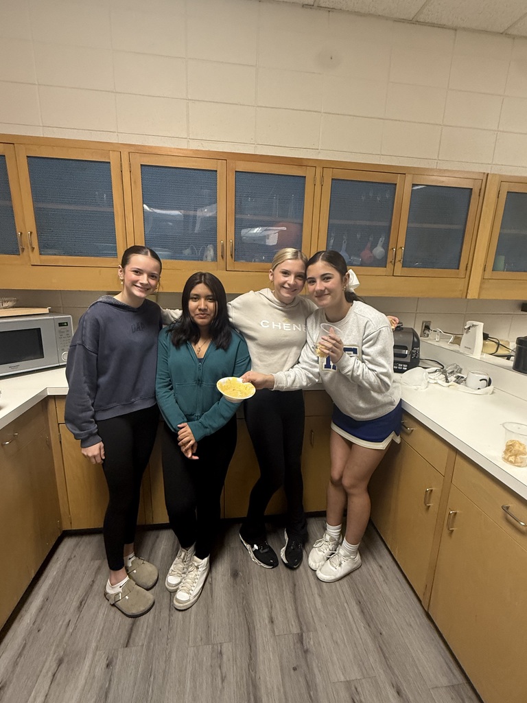 In Coach B’s Food & Nutrition class, students explored the topic of fruits and vegetables and the many different ways they can be used in everyday meals. As part of a class group project, students prepared homemade salsa using fresh ingredients, learning valuable skills in food preparation, teamwork, and kitchen safety. First and third period classes also made French toast topped with whipped cream and fresh strawberries, discovering how fruits can enhance both the flavor and nutritional value of a dish. This was a wonderful hands-on experience that allowed students to apply what they learned in class while building confidence in the kitchen. Experiences like these help students develop practical life skills and a deeper understanding of healthy food choices.