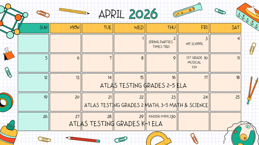 April 2026 Calendar