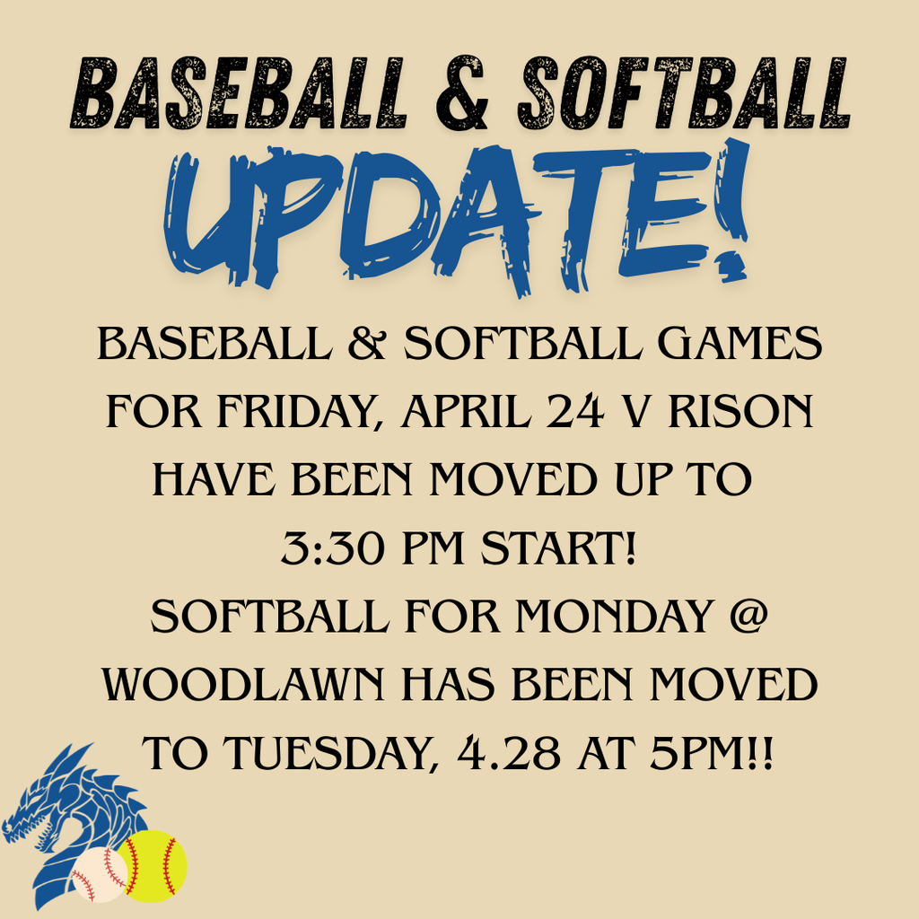 baseball softball update