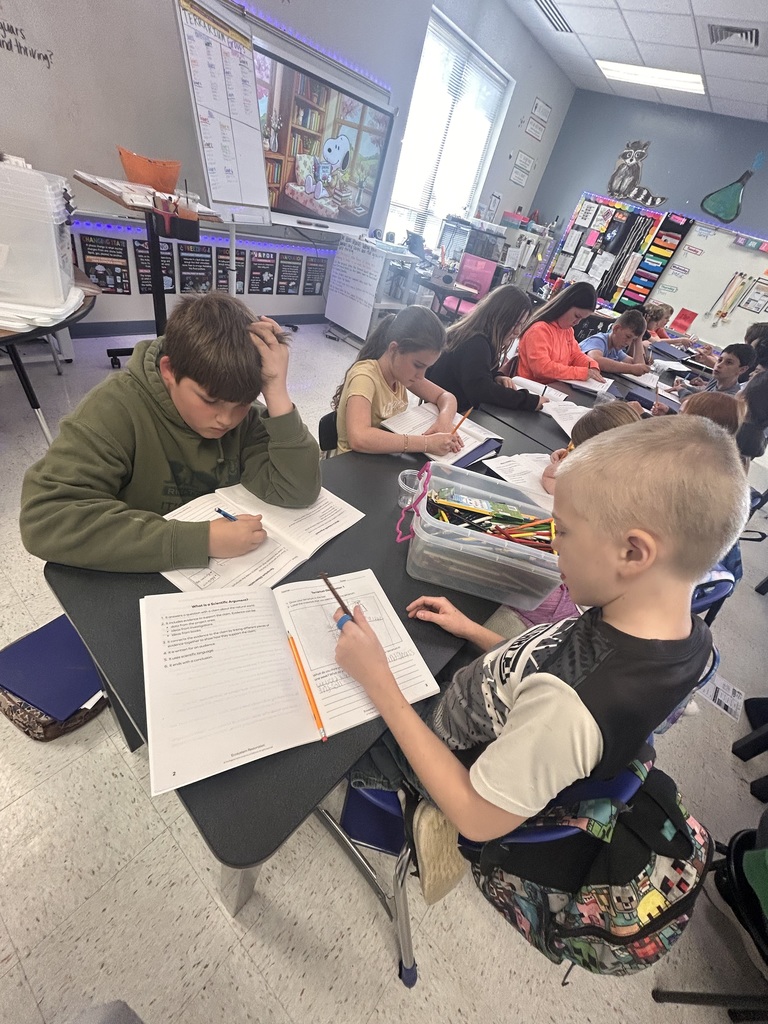 5th Grade Scientists creating terrariums 