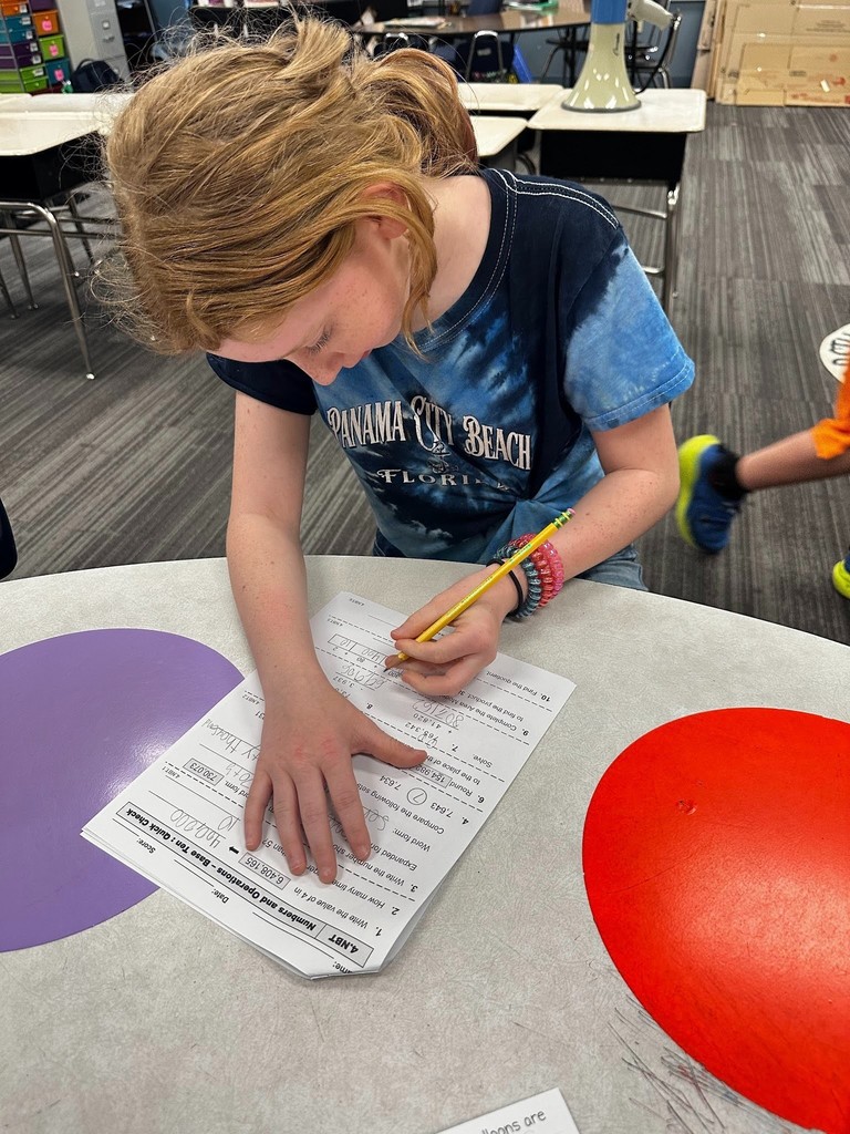 students doing test prep