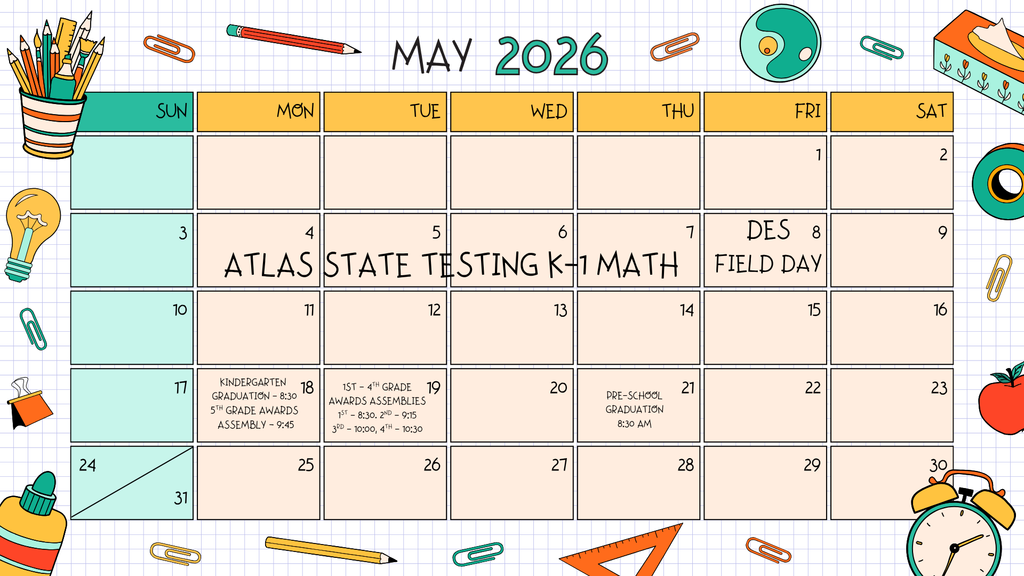 MAY 2026 Calendar
