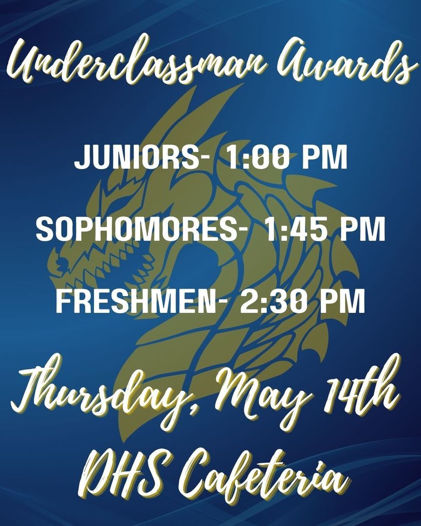 Letters will be sent home today with students who will receive awards.
