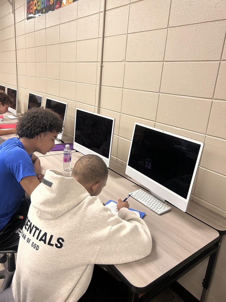 Students in Mr. Henderson's Intro to Computer Science have been working hard lately in groups discussing decomposition.