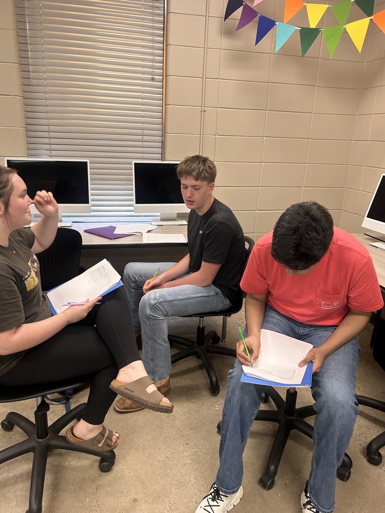 Students in Mr. Henderson's Intro to Computer Science have been working hard lately in groups discussing decomposition.