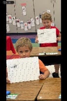 students working in Mrs. Joanna's class