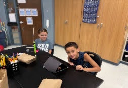 Students participating in STEM activities