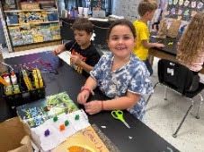 Students participating in STEM activities