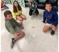 students playing a game in 3rd grade