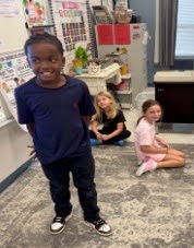 students playing a game in 3rd grade