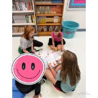 5th grade literacy students doing group work