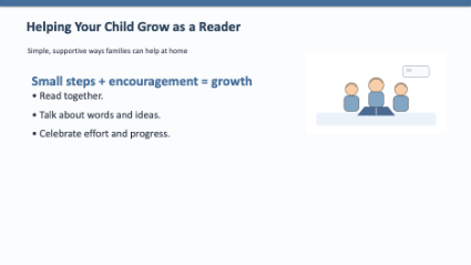Helping your child grow as a reader