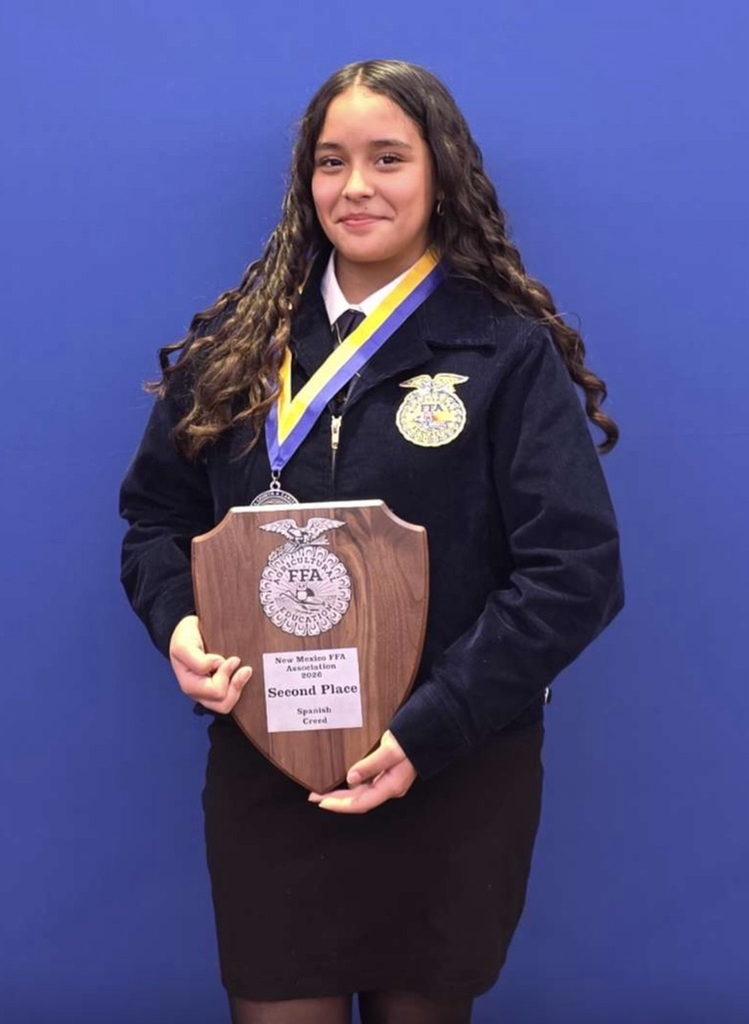 Melanie Martinez 2nd place Spanish Creed at State