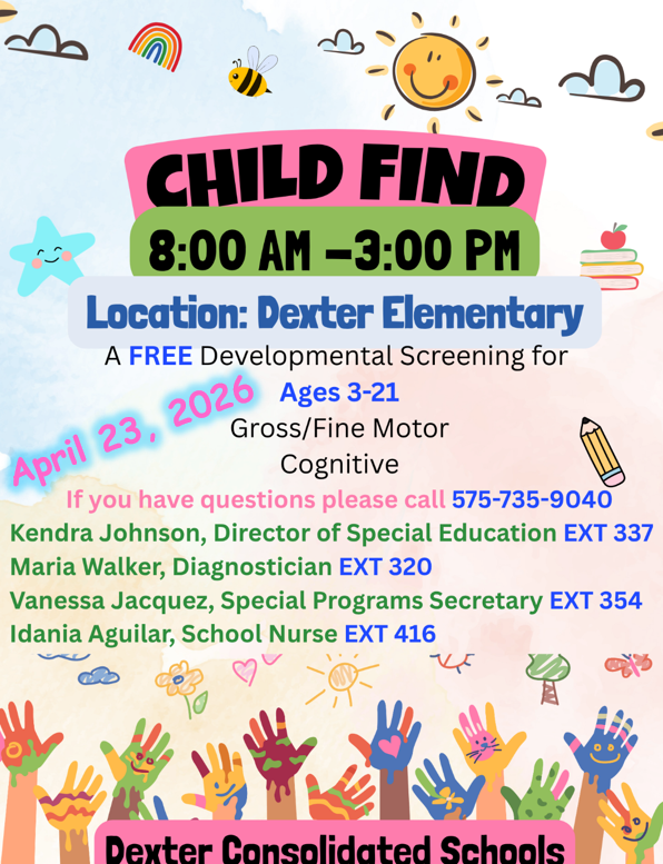 Dexter Child Find April 23