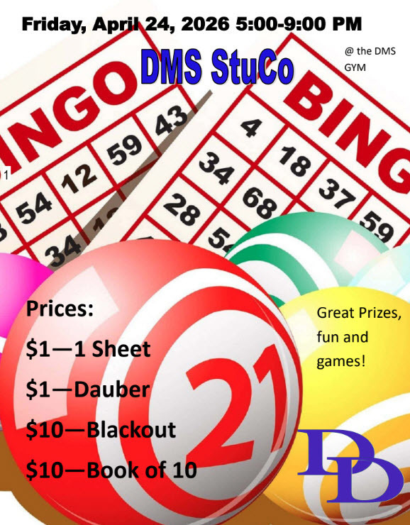 Spring Bingo Flyer