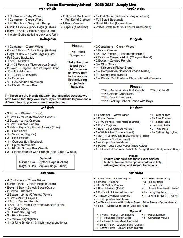 ES Spanish List