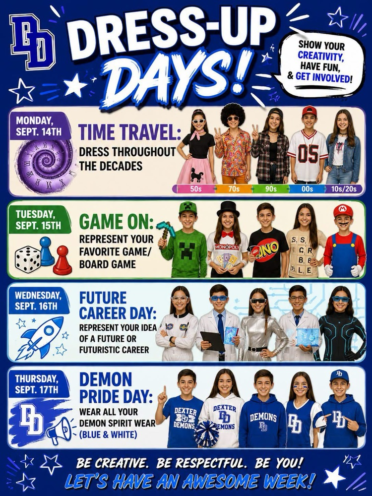 HoCo dress up themes. 26-27