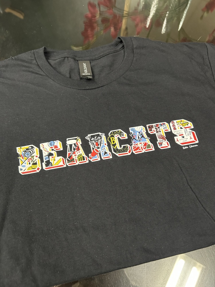 Bearcat shirt with mural lettering