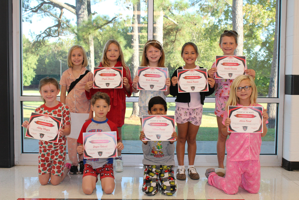 3rd Grade Student of the Month