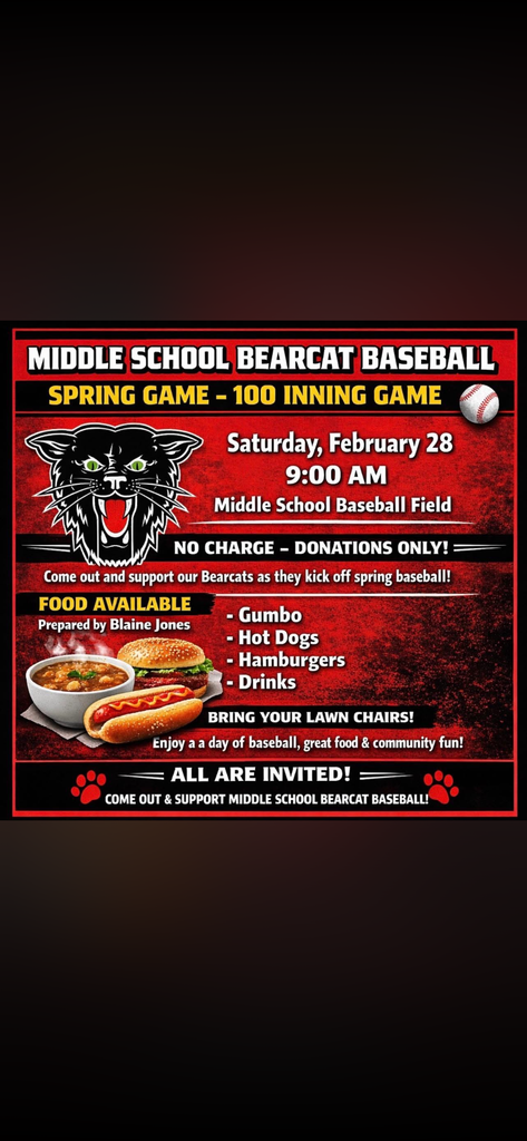 Information about MS Baseball event.