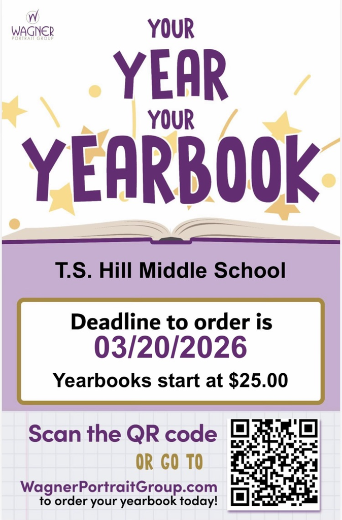 Last Day to order a MS yearbook is March 20.
