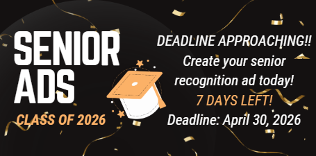 Senior Recognition Ads Deadline