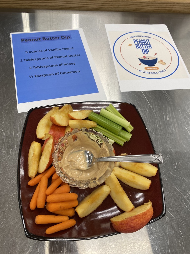 Addy's dip and recipe.