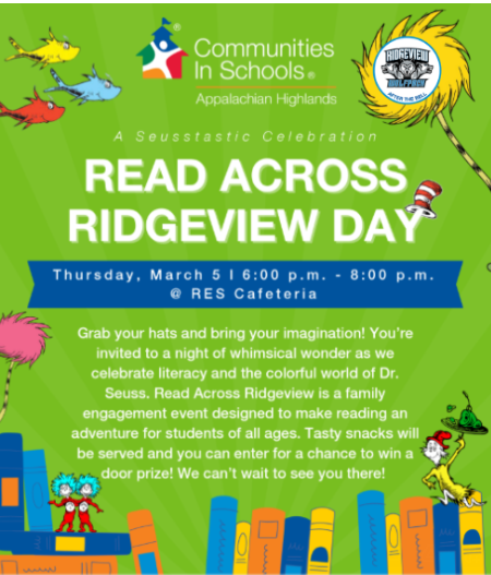 READ ACROSS RIDGEVIEW DAY