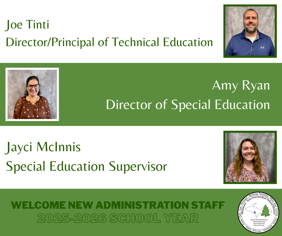 Photo of new administration staff for the 2025-2026 school year