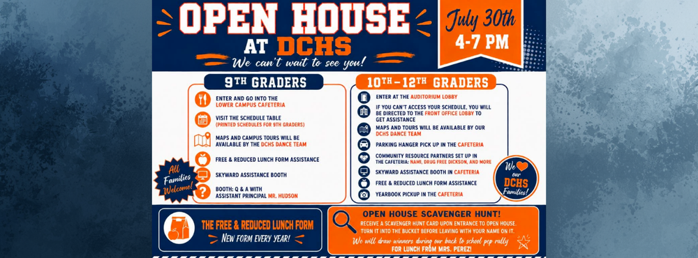 Open House Schedule