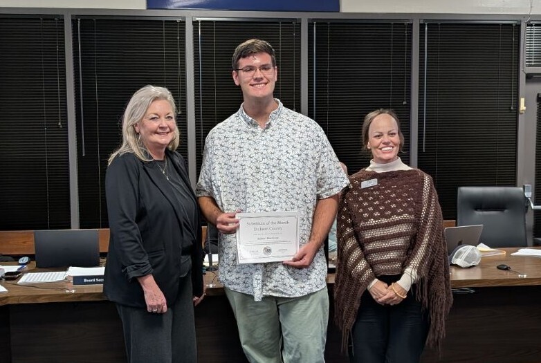 Robert Martinez recognized as the August Substitute of the Month
