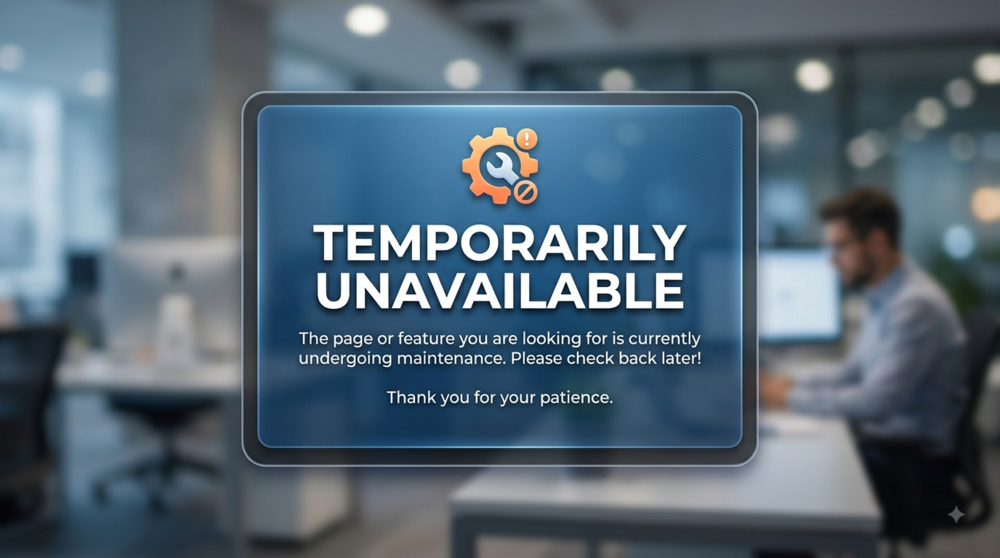 Temporarily Unavailable