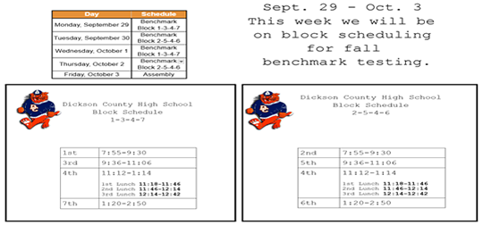 Block Schedule
