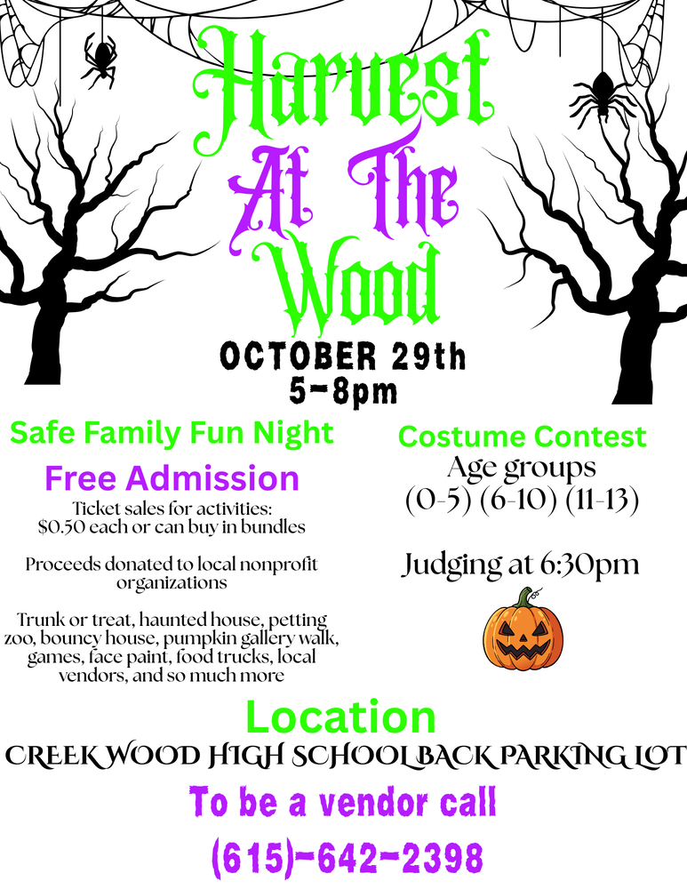 Harvest at the Wood October 29