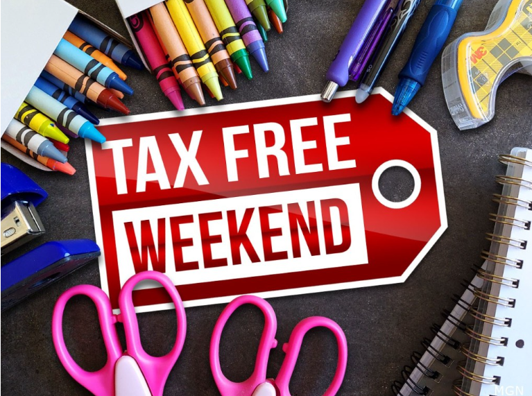 Tennessee's traditional sales tax holiday on clothing, school supplies and computers begins at 12:01 a.m. on Friday, July 25, 2025, and ends at 11:59 p.m. on Sunday, July 27, 2025. 
