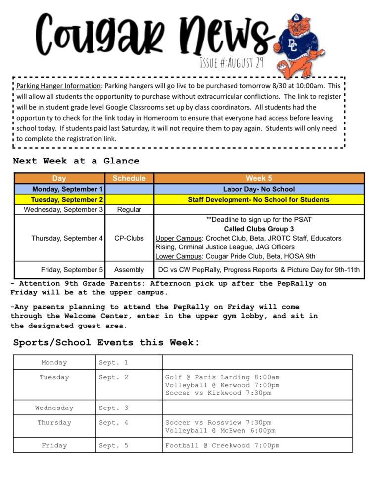 Weekly Cougar News