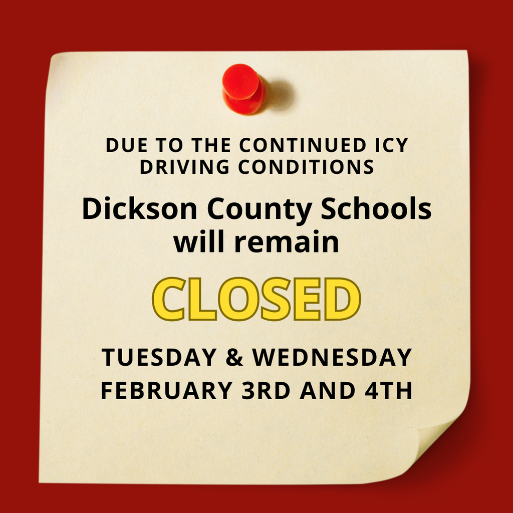 Schools closed 2/3-2/4