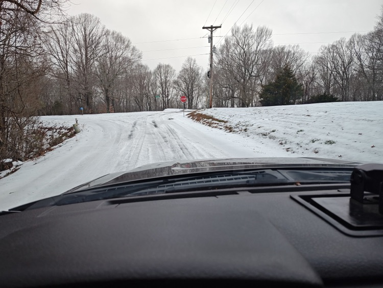 Icy Roads Dickson TN