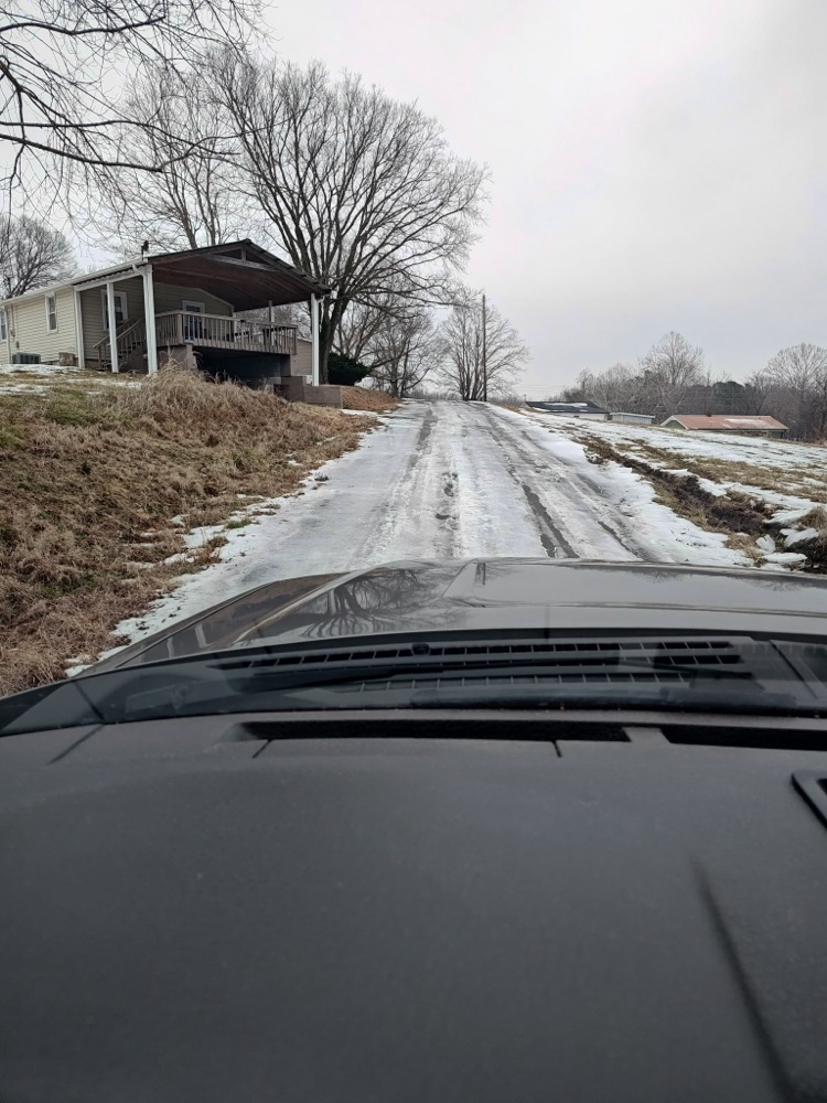 Icy Roads Dickson TN
