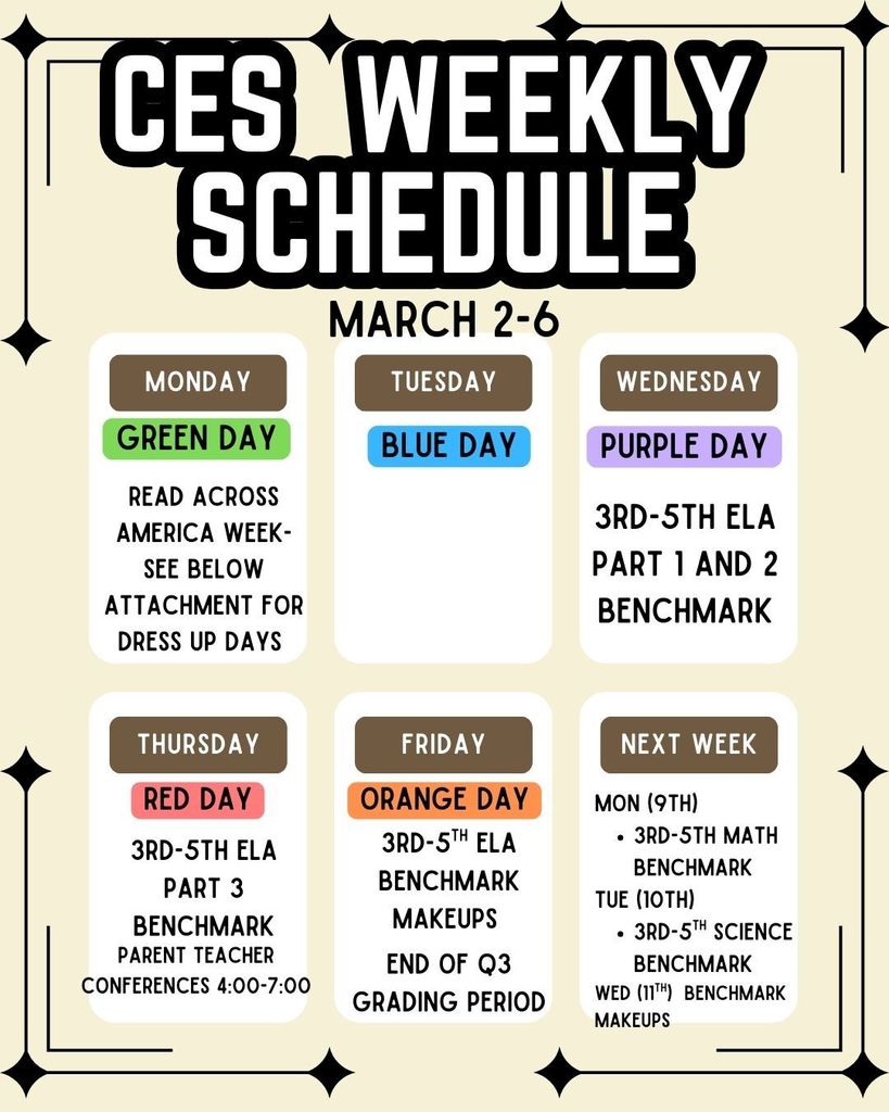 CES schedule Mar 2-6