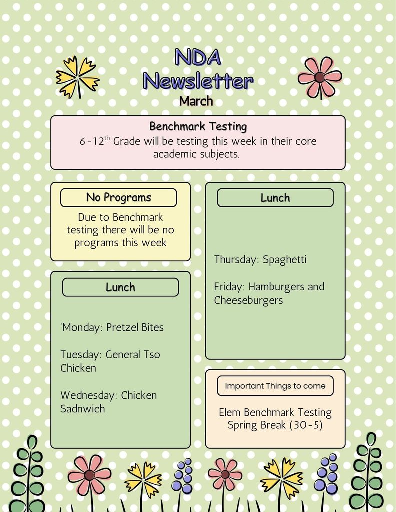 Weekly Newsletter