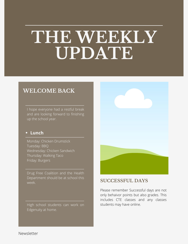 Weekly Newsletter