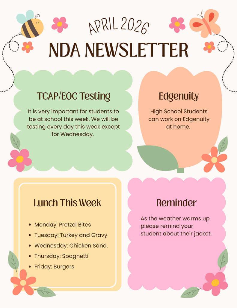 NDA Weekly Newsletter